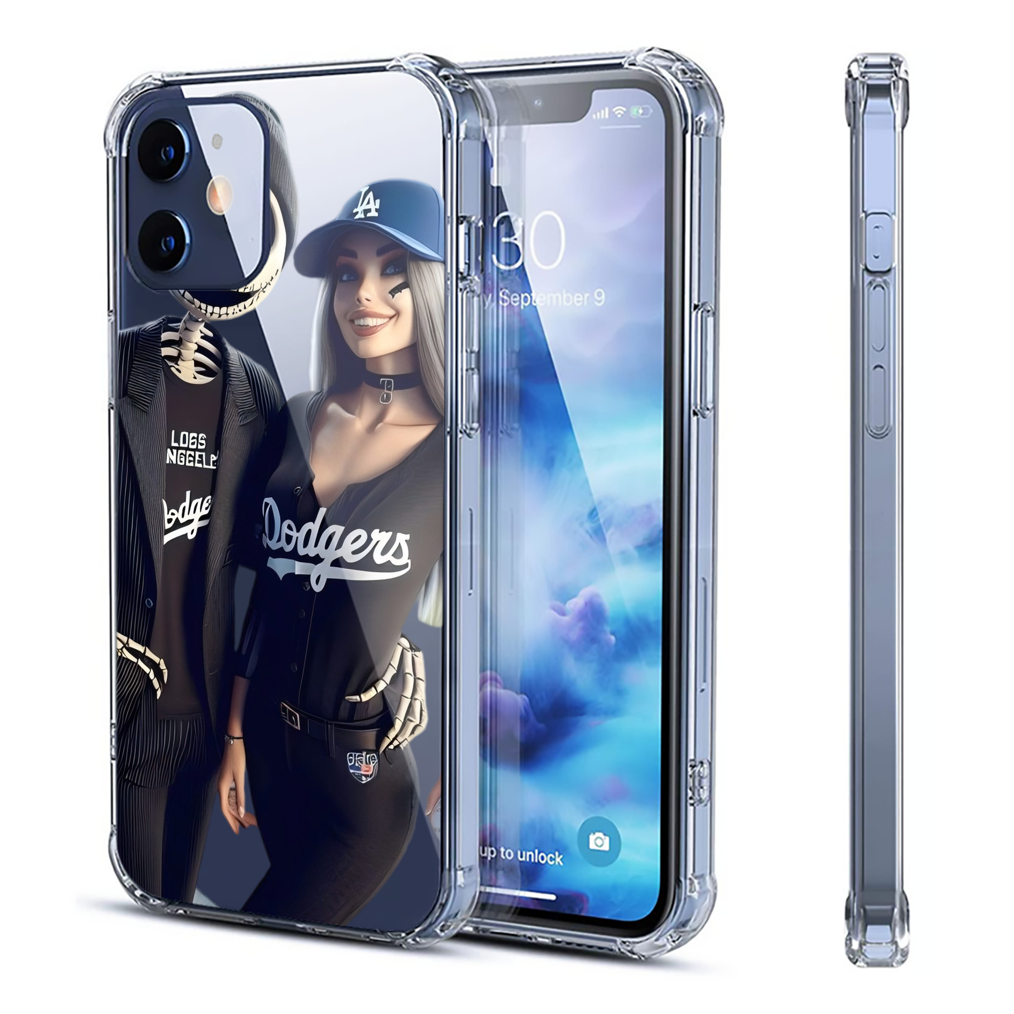  Clear IPhone 12 Case – Soft TPU With UV Print – Enhanced Drop Protection, Precise Fit, Anti-Fingerprint, Customizable Design, Scratch-Resistant, Yellow-Resistant